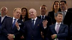 Infantino vysekl českým fotbalistům pochvalu. Vyzdvihl jejich vášeň a odhodlání
