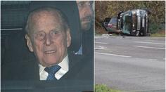 "Moje nohy!" křičel princ Philip po nehodě. Zranila se žena s dítětem!