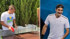 Roger jako Forrest Gump. Legendární tenista válí i v ping pongu