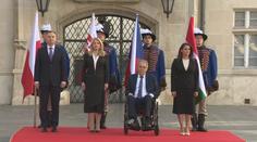 Zeman se v Bratislavě zúčastnil summitu prezidentů zemí V4