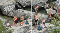 VIDEO: Neskutečná drzost turistů v Tatrách. U chráněného potoka se chovali jako na pláži