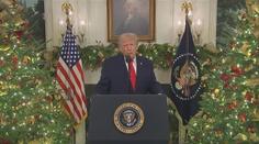 Trump promluvil k národu. Slíbil šek pro vojáky a ekonomický růst