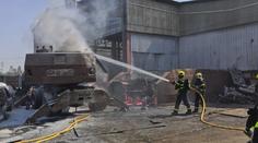 Požár hydraulického nakladače způsobil škodu za 7 milionů korun