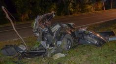 Mladík (†27) narazil s audi do stromu, na místě zemřel