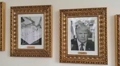 Trump vyvěsil v Bílém domě portréty prezidentů. Bidena nahradil automatickým perem
