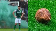 Derby, jak má být! Na hřiště kromě světlic přilétl i kokos