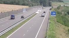 Zmatený hazardér kličkoval po D1 v protisměru. Během pár minut hned dvakrát