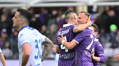 Barák táhne Fiorentinu do pohárů. Při výhře měl dvě nahrávky