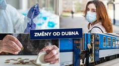 Nová vakcína, dražší dopisy, důchody přijdou jindy. ZMĚNY OD DUBNA