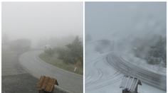 Do Česka dorazil vydatný déšť, místy začalo i sněžit! PŘEDPOVĚĎ