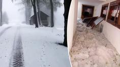 Itálii zpustošily kroupy, Korsika a Chorvatsko jsou pod sněhem