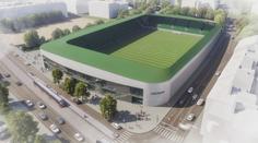 Bagr a mix s betonem. V pražském Ďolíčku začala stavba nové jižní tribuny