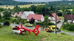 Během pár hodin hned tři nehody motorkářů. U všech zasahoval i vrtulník