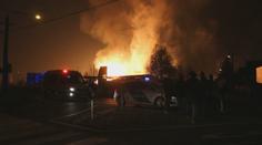 Šokující budíček! Detonace, plameny a exploze plynu v Maďarsku