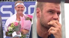 Bouzková v Praze na narozeniny excelovala. Fandil i hvězdný přítel Barkov