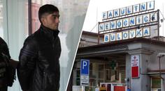 To je on! Grázl, který měl znásilnit sestřičku Na Bulovce, je ve vazbě