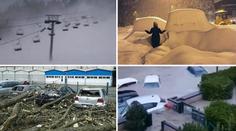 Evropu drtí silný vítr a sníh! V Itálii zavřeli školy, Němci se bojí vody