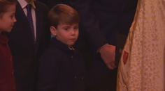 Malý princ Louis na Štědrý den všechny dojal. Nechyběli ani George s Charlotte