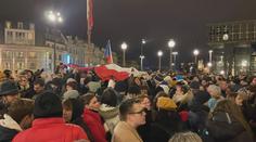 Stovky lidí přivítaly Petra Pavla na Václavském náměstí
