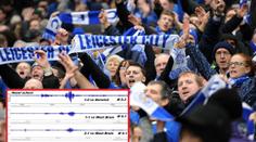 To není vtip! Fanoušci Leicesteru způsobili při zápase zemětřesení!