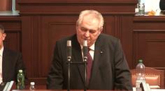 Zeman ve Sněmovně podpořil zákon o referendu! CELÝ PROJEV