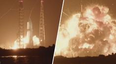 Raketa Jeffa Bezose při testu explodovala. Obloha se zbarvila do oranžova