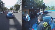 Hasiče v Praze vybrzdil frajírek v porsche. Policie už ho má