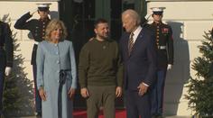 Zelenskyj jednal v  USA. Senátory se ještě snaží přesvědčit o podpoře Ukrajiny