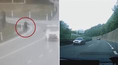 Řidiče na dálnici D11 překvapil stopař! Nakonec skončil v poutech