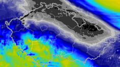 Meteorologové nemají dobrou zprávu. Velká část Česka na mapě zčernala