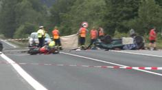 Tragická nehoda na Plzeňsku: Zahynula řidička a motorkář