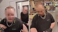 Šílené video z Alberta v Brně: "Rozkopu ti hubu!" řval sekuriťák na zákazníka