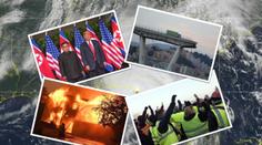 Protesty, útoky, krize, zřícený most: Takový byl rok 2018 ve světě