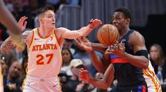 Krejčí pomohl k výhře čtyřmi body, Atlanta si zajistila předkolo play-off