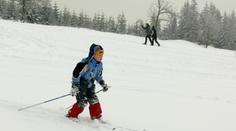 Skiareál Myšák pod Pradědem je ideální pro rodiny s dětmi