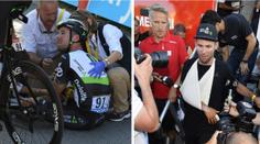 Cavendish má zlomenou lopatku, Saganova stáj podala protest