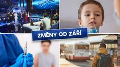 Změny v opatřeních, nové jízdní řády. Co bude od září jinak? PŘEHLED