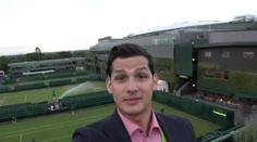 Wimbledon očima Martina Čermáka: Záběry ze střechy centra!