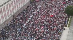 Albánci protestují proti výstavbě resortu. Má stát v chráněné krajinné oblasti