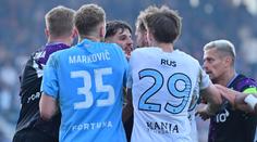 Dusno v Liberci: 35 faulů, hráč skončil v bezvědomí. Kováč si stěžoval na sudího