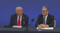 Návštěva Trumpa v Británii končí. Prezident „pozvedl číši na největší přátelství“