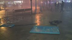Policie vyšetřuje výbuch mobilní toalety v Brně. Pachateli hrozí až osm let vězení