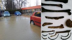Scéna jako z hororu! Ulicemi města plavaly lidské kosti. FOTO