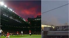 Strach v Manchesteru: Z Old Trafford stoupal dým!&nbsp;