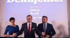 SPOLU zvítězilo před ANO, koalice mají většinu. ČSSD a KSČM propadly