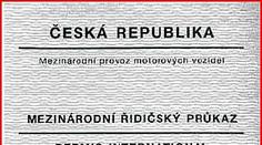 K čemu je vám mezinárodní řidičák? SPRÁVNÁ ODPOVĚĎ