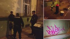 Policie chytla sprejera při malování! Hrozí mu vězení!