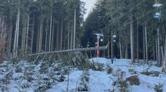 V sobotu se opět rozjede lanovka na Kleť, před třemi týdny na ni spadl strom
