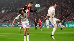 Schick zazářil dvěma góly. Leverkusen vyzrál v poháru na Kolín až v prodloužení