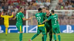 Slavia vyhrála v Kluži. Jediný gól vstřelil Masopust, Kolář chytil penaltu
